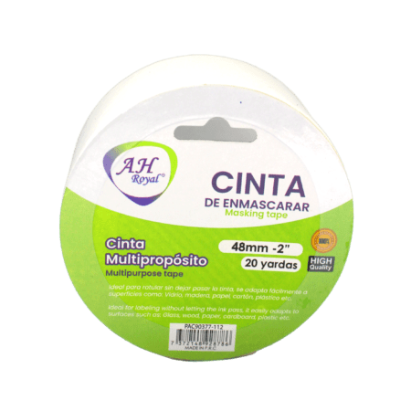 Cinta de enmascarar AH royal 48mm-2” x 20.
