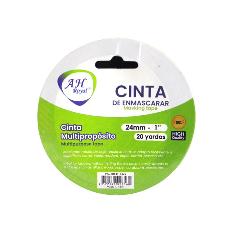 Cinta de enmascarar AH royal 24mm-1” de 20.
