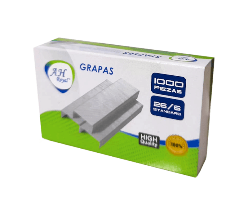 Ganchos AH royal para cosedora 26/6 x 1000.