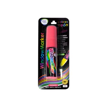 Marcador AH royal para ventana fucsia grueso caja x72 uds.
