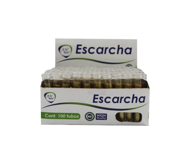 Tubo de escarcha AH royal dorada display x100 uds.