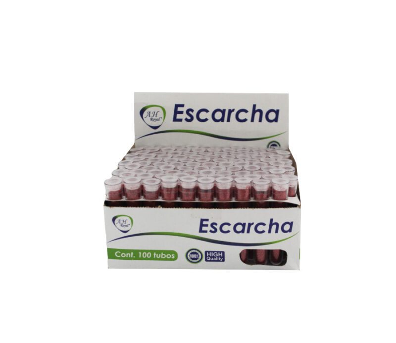 Tubo de escarcha AH royal roja display x100 uds.