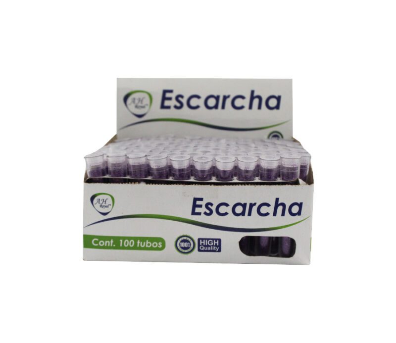 Tubo escarcha AH royal morada display x100 uds.
