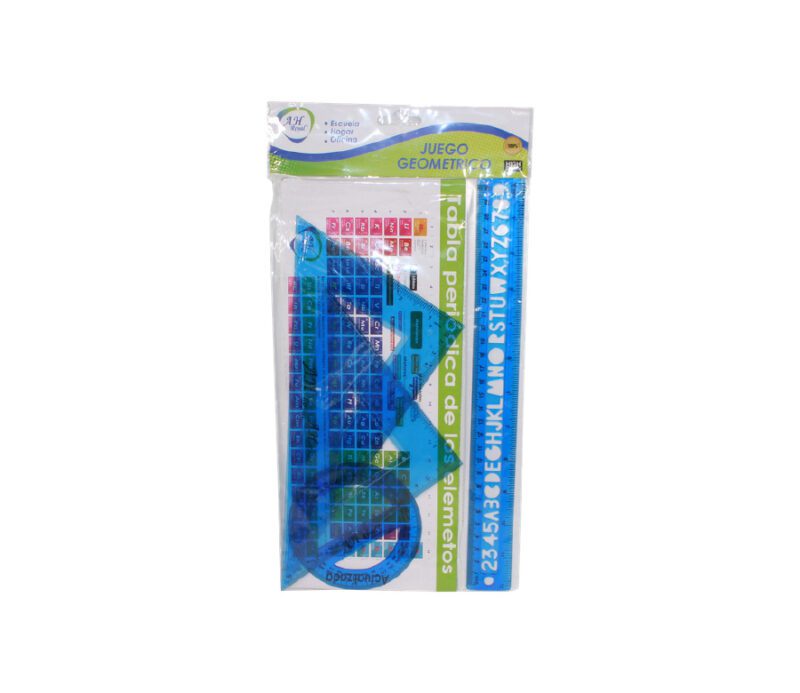 Juego geométrico AH royal con tabla periódica caja x288 uds.
