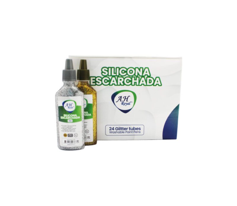 Silicona AH royal escarchada surtida 35 g display x24 uds.