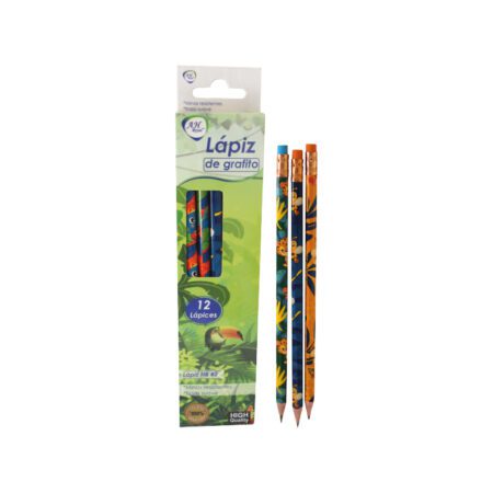 Lápiz ah royal estampado hb # 2 display x12 caja x240 uds.