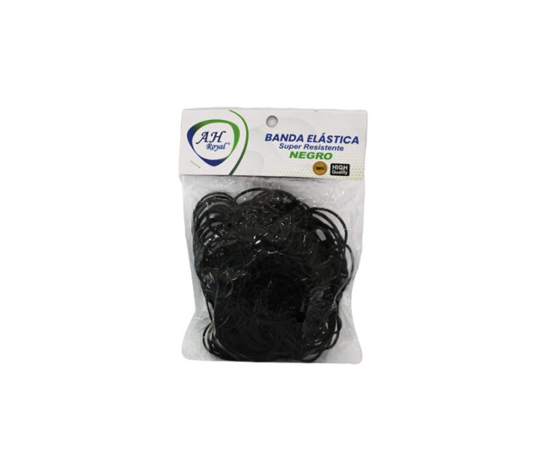 Bandas de caucho AH royal negra x50 g.
